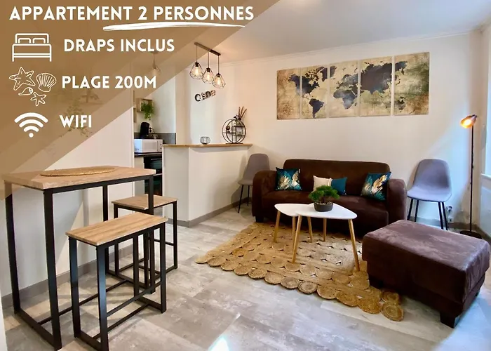 L\'Air Marin - Plage 2Min - Hyper Centre - Cosy